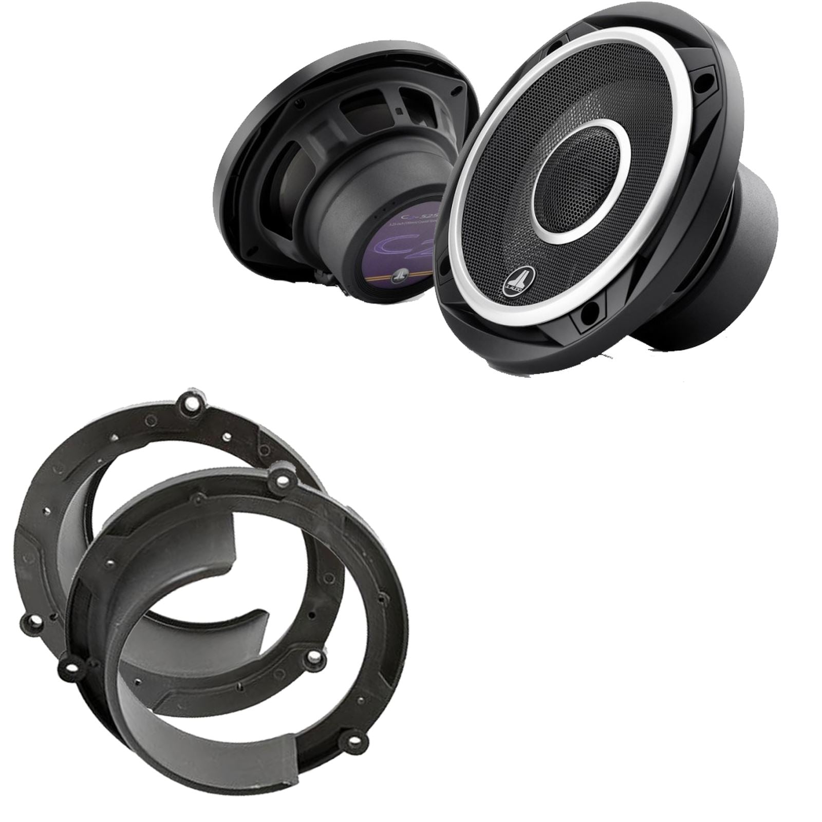 JL Audio C2-525X 2-Way 130mm/13cm/5.25" Coaxial Speakers (Per Pair 450 Watts) Fits Honda Accord 1999-03 | 2 03-09