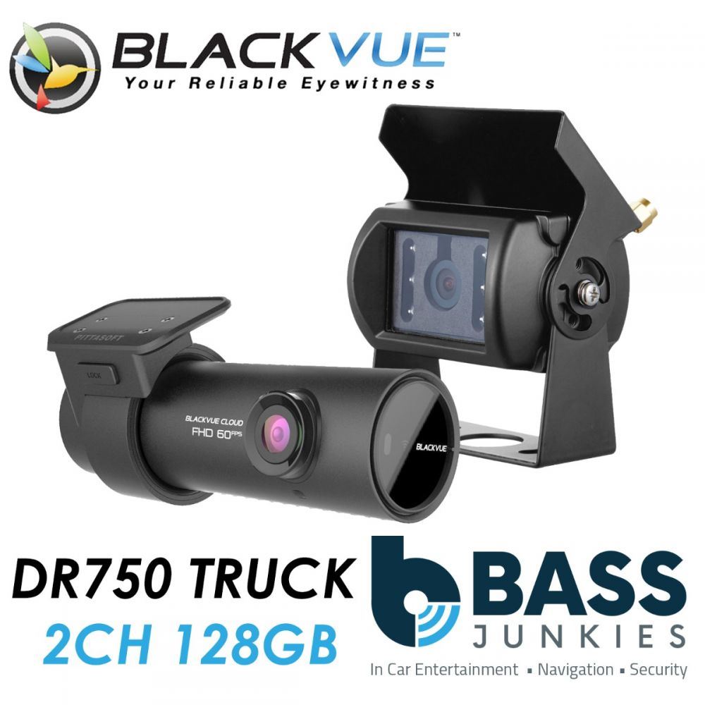 Blackvue DR750 TRUCK-2CH 64GB Full HD Waterproof Wifi Gps 60FPS Front & Rear Truck Dash Camera