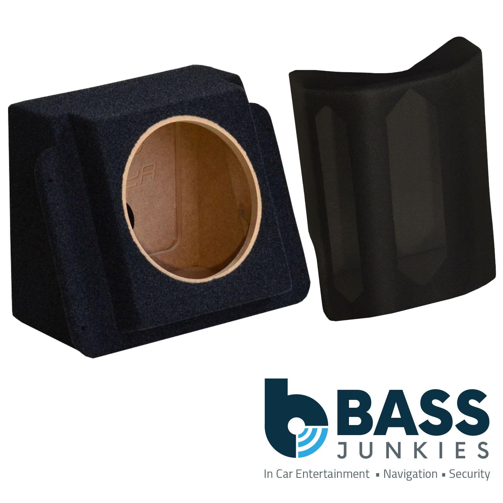 BMW E46 Convertible 98-06 Rear Seat 8" Car Subwoofer Custom Bass Box With Centre Arm Rest Grill