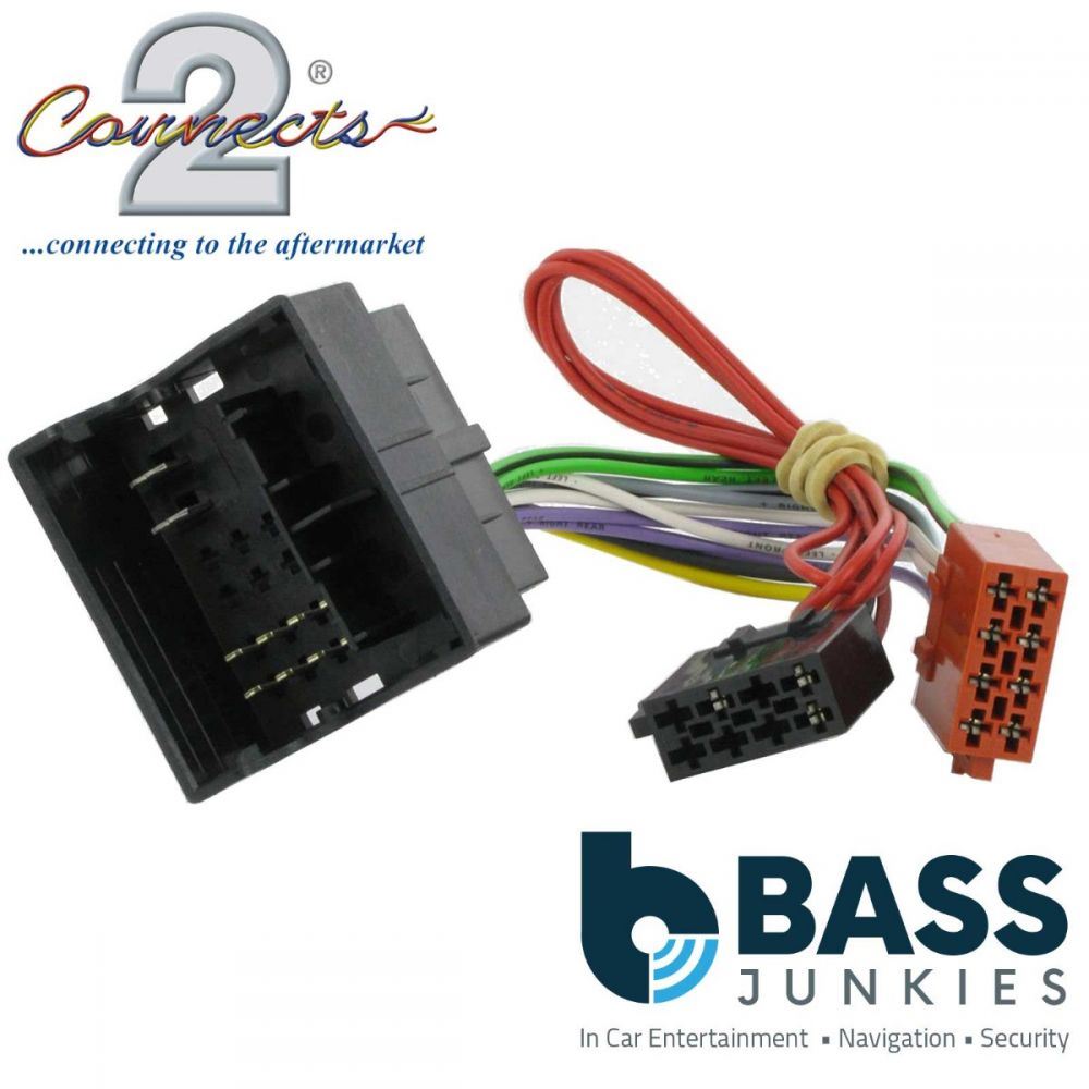 Connects2 CT20AU06 - Audi A1 Car Stereo Radio Quadlock ISO Harness Adaptor