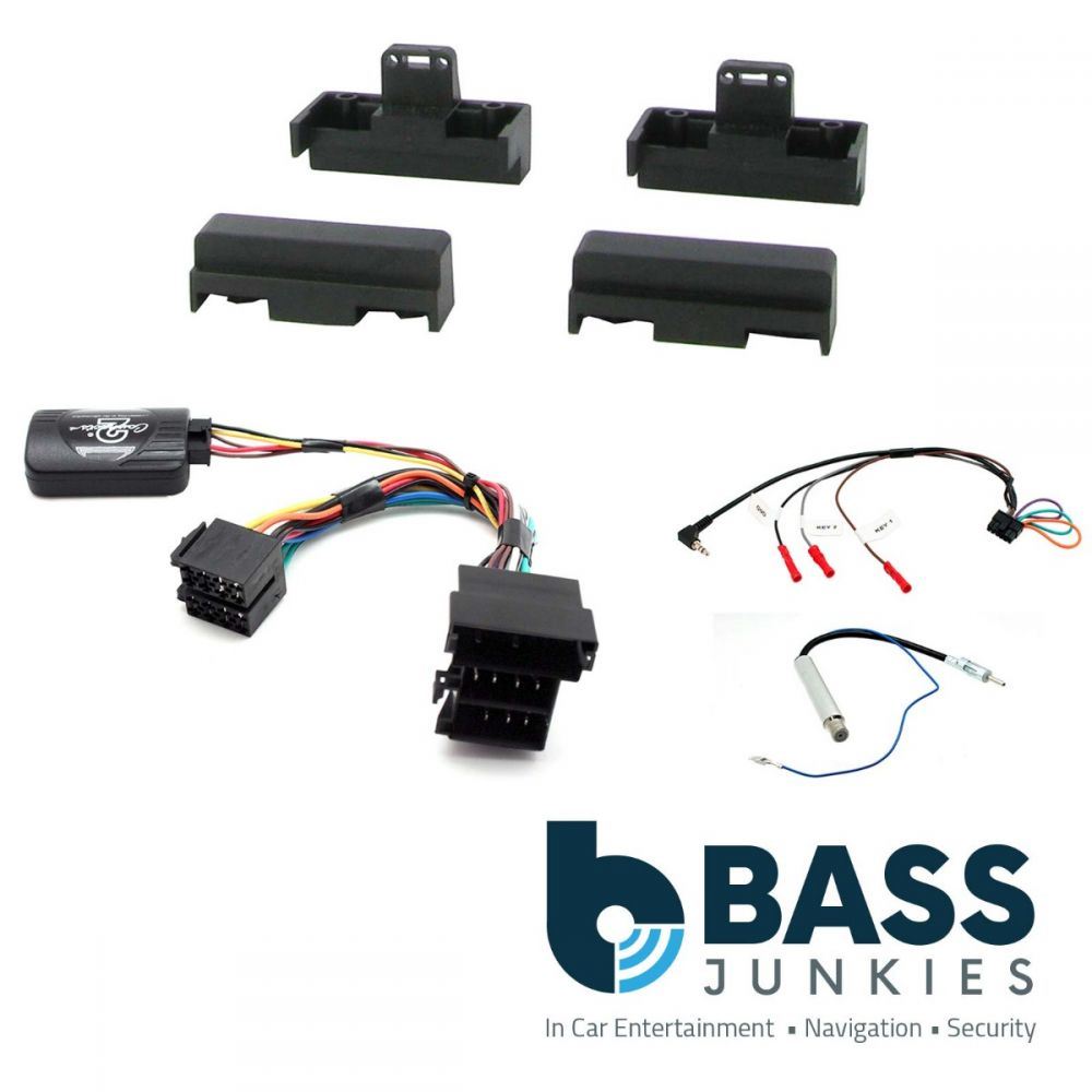 Connects2 CTKAU06 Audi A8 1994-1999 Car Stereo Single Din Fascia Steering Wheel Volume Kit