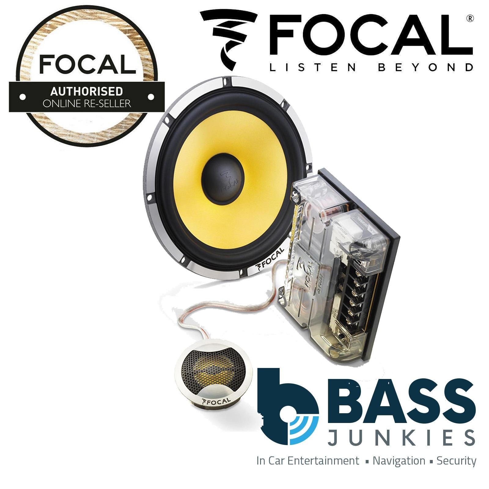 Focal 165KRXS Elite K2 165mm 6.5" 240 Watts 2 Way Car Stereo Component Speakers