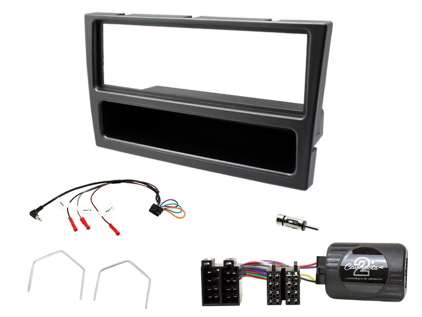 Connects2 CTKVX18 - Vauxhall Single Din Fascia & Steering Wheel Interface Installation Kit