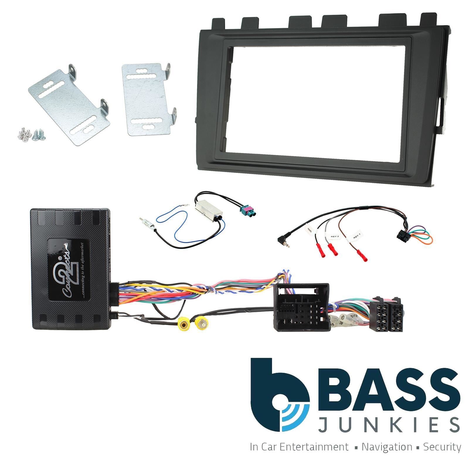 Connects2 Double Din Stereo Fitting kit for Volkswagen Polo 2018-2021 Vehicle Specific Stereo Screen Steering Controls Fitting Kit