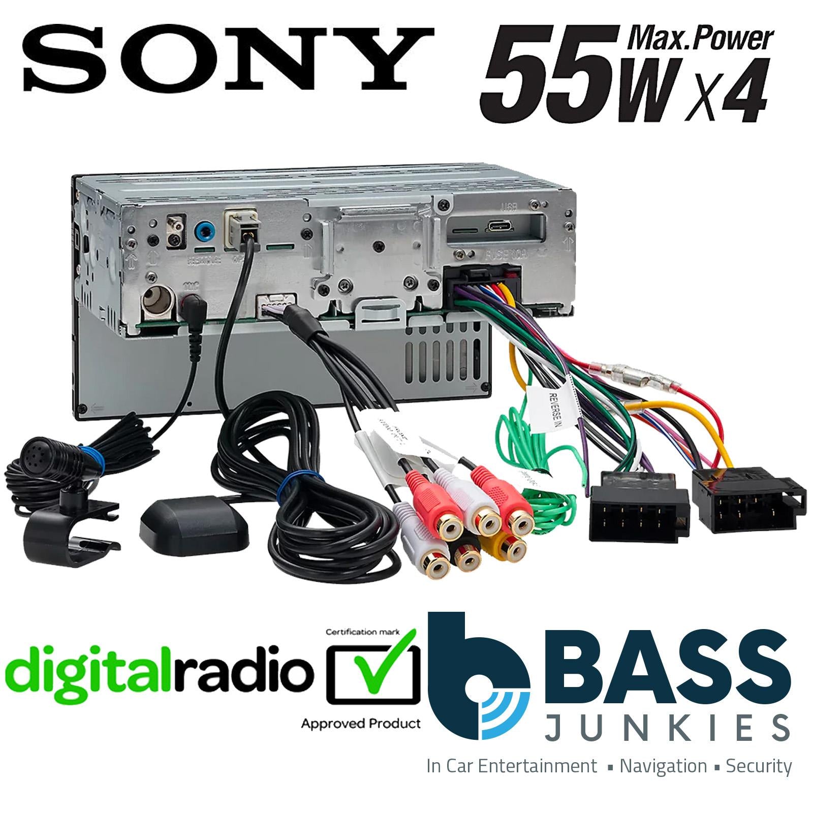 Sony XAV-AX6050 Wireless CarPlay Android Bluetooth DAB+ HDMI Car Stereo Screen