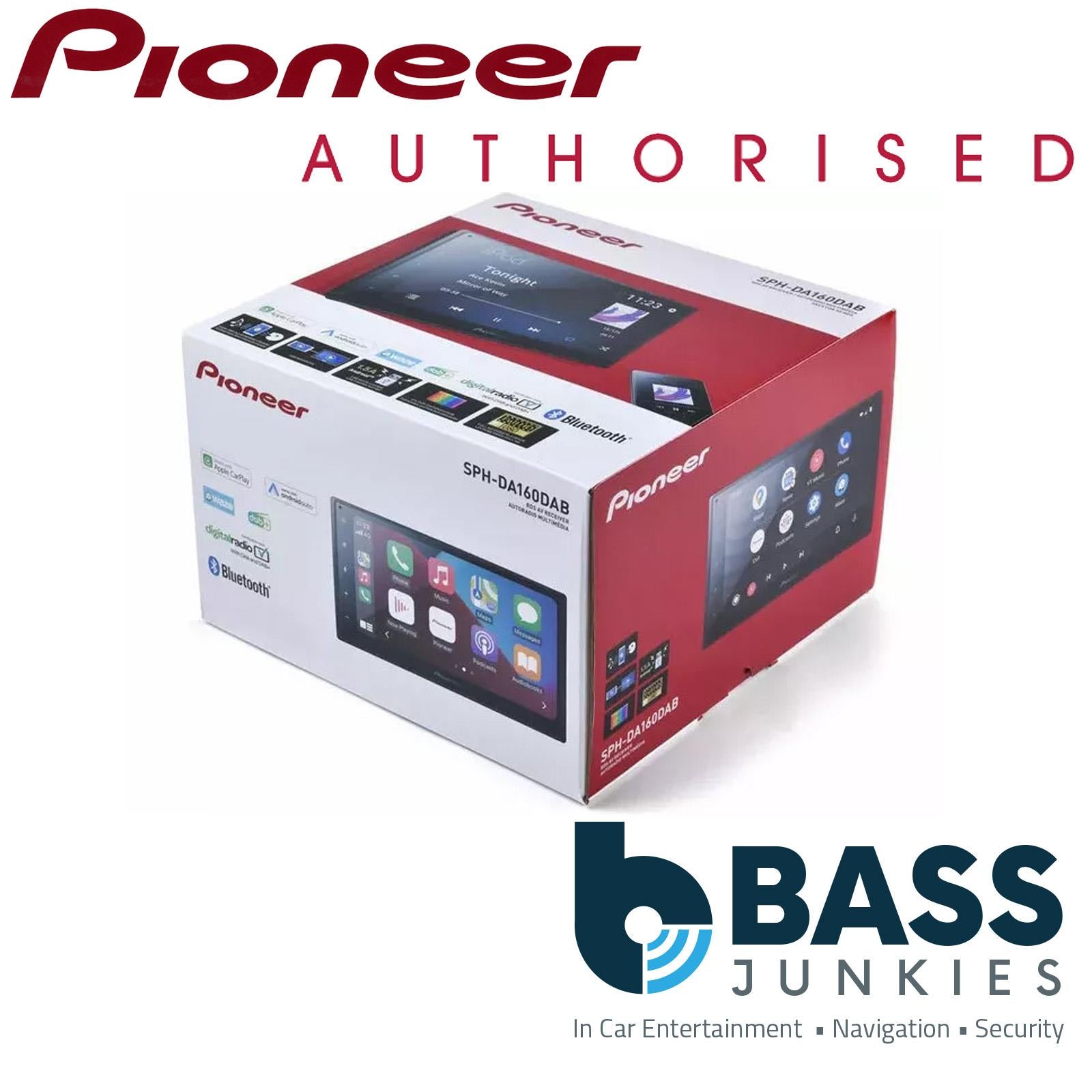 PIONEER SPH-DA160DAB APPLE CARPLAY ANDROID AUTO BLUETOOTH DAB RADIO CAR STEREO