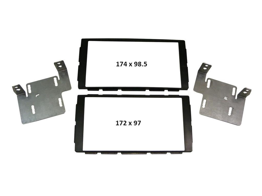 SONY 6.2" Screen Blutooth Double Din Stereo Fitting Kit + Steering Wheel Stalk Controls to fit Nissan Note 2012-17