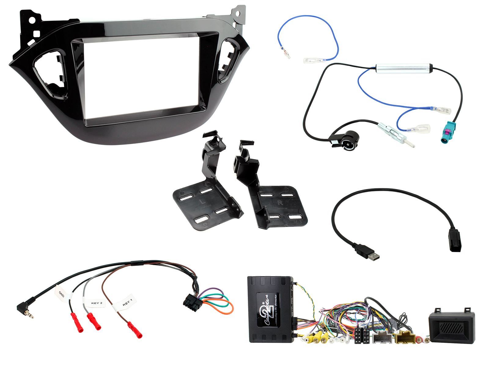 Connects2 CTKVX43 - Vauxhall Corsa 2017 Onwards Double Din Car Stereo Steering Wheel Interface Kit