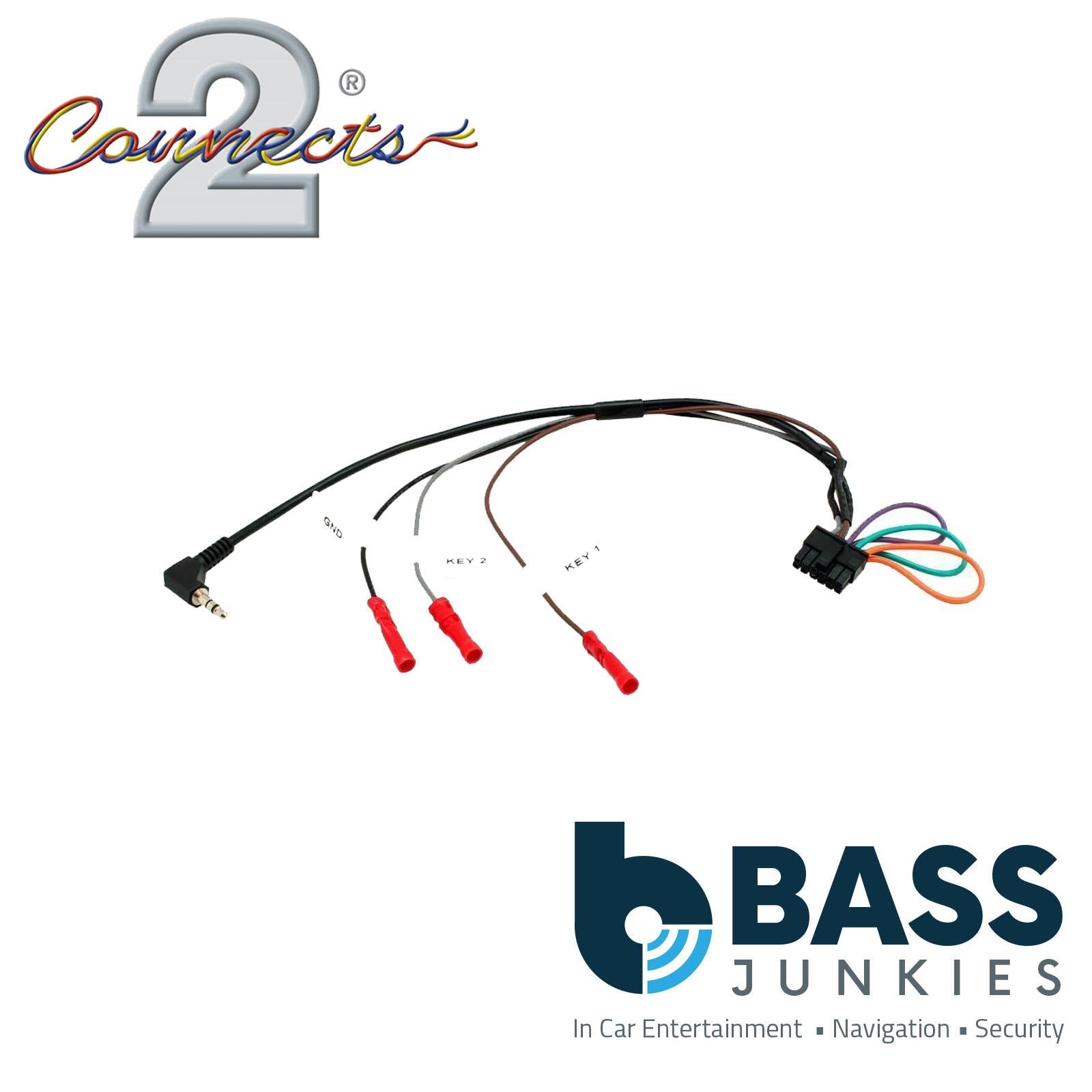 Connects2 CTKKI24 Kia Rio 2011 Onwards Double Din Car Fascia Steering Wheel Interface Fitting Kit