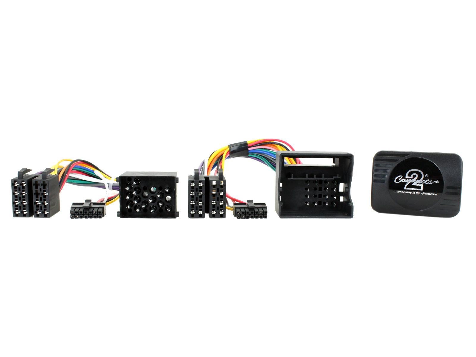 Connects 2 CTKBM07 - BMW 3 Series E46 1998 - 2005 Single Din Facia & Steering wheel Interface Fitting Installation Kit