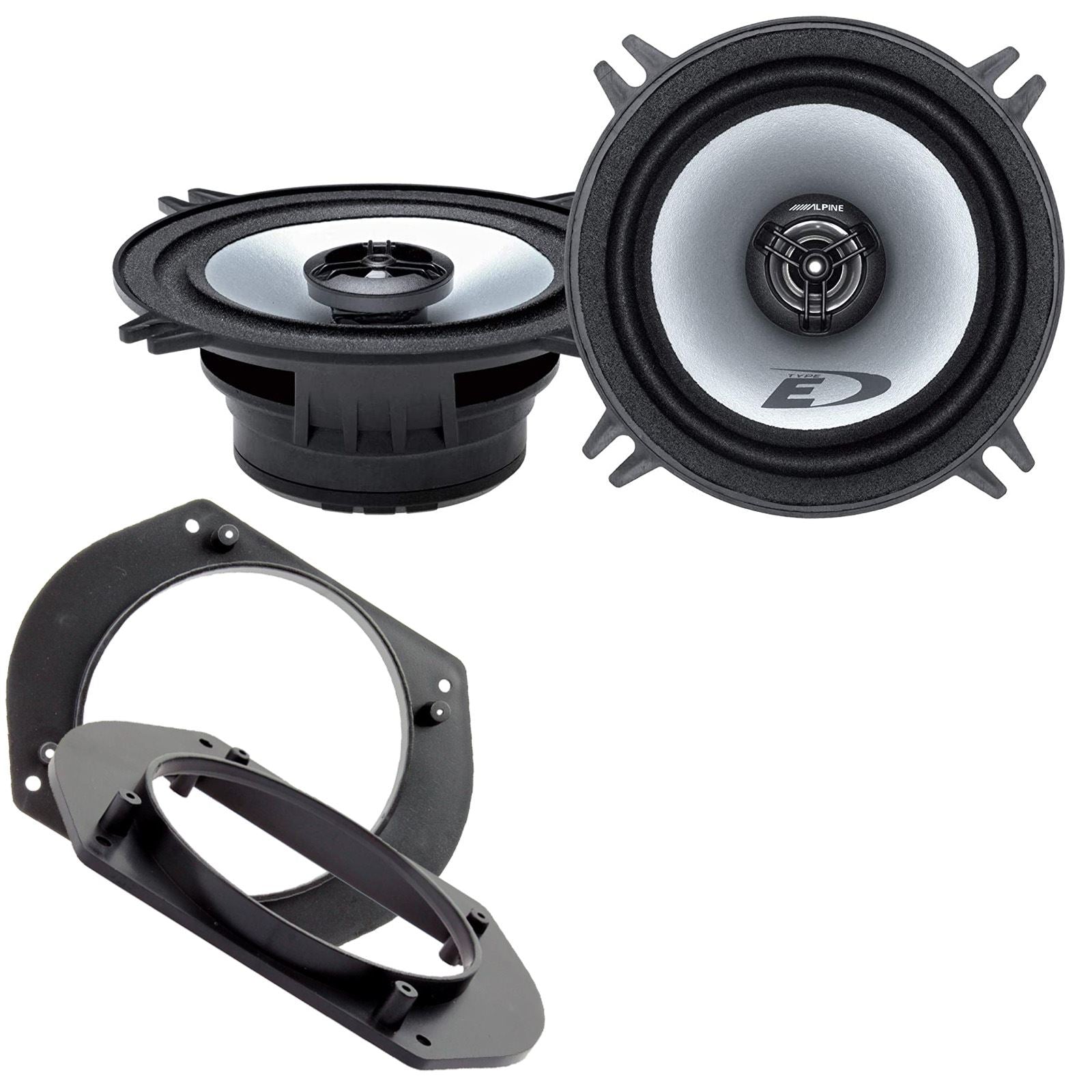 Alpine SXE-1325S 2-Way 130mm/13cm/5.25" Coaxial Speakers (Per Pair 400 Watts) Fits Fiat Brava 1995-01 | Bravo 95-01 | Marea 96-02 | Multipla 99-10
