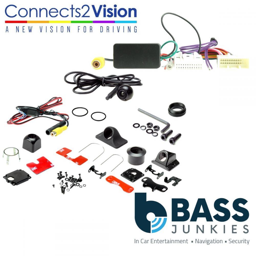 Toyota Hilux, Landcruiser, Corolla, Yaris Prius Rear Reversing Camera & Add On Interface Kit For Vehicles with Toyota Touch and Touch 2 Head Units