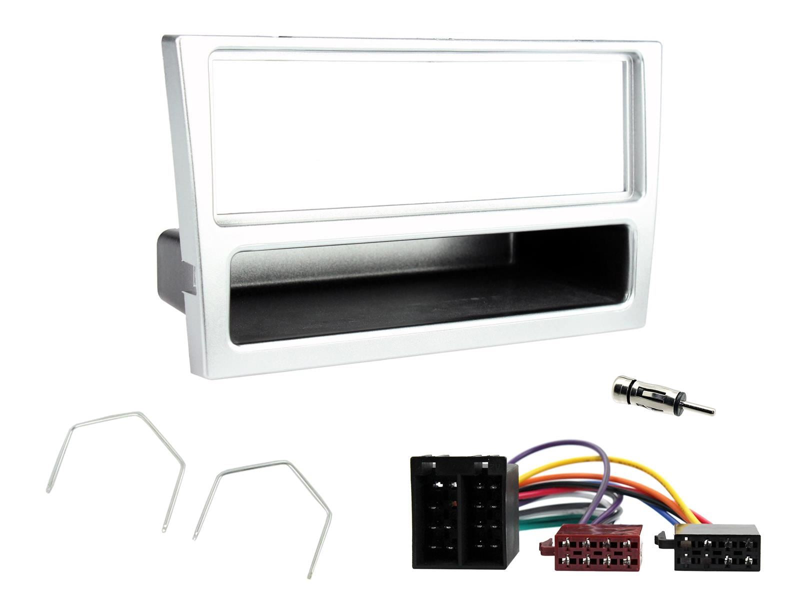 Single Din Stereo Fitting Kit + Steering Wheel Stalk Controls to fit Vauxhall Agila 2000-07 | Vauxhall Corsa 2000-06 | Vauxhall Meriva 2003-10