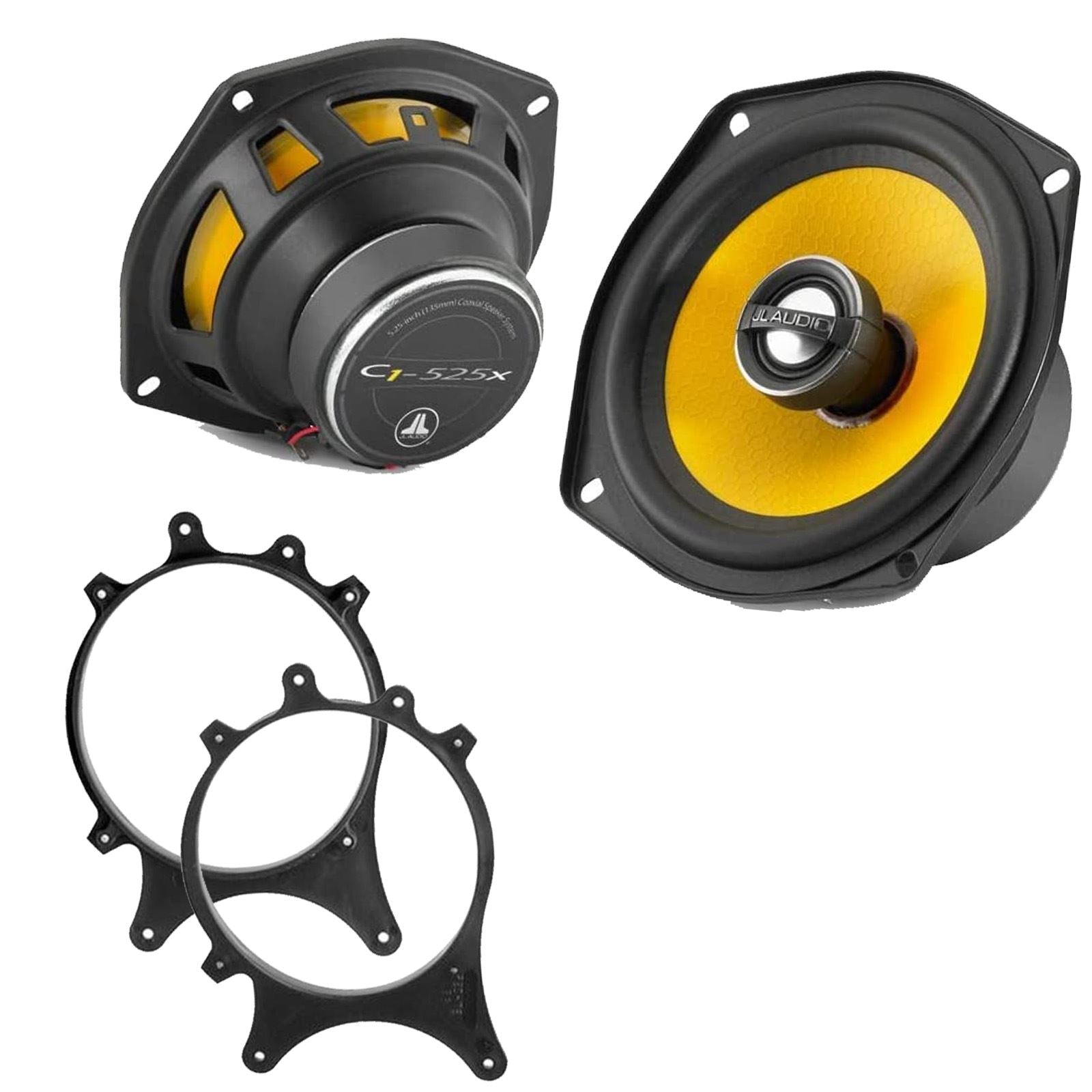 JL Audio C1-525X 2-Way 130mm/13cm/5.25" Coaxial Speakers (Per Pair 450 Watts) Fits BMW 3-Series 1994-00