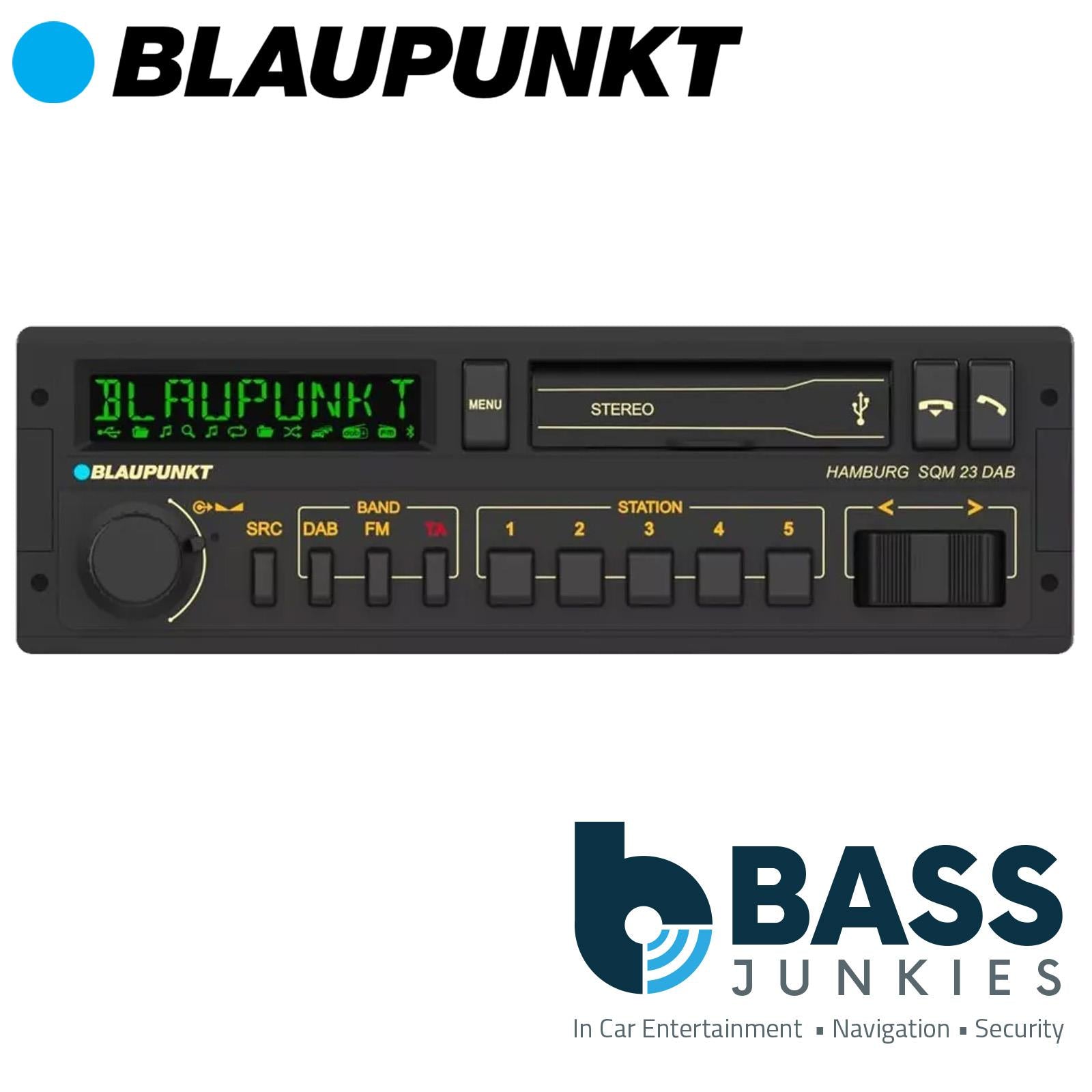 BLAUPUNKT HAMBURG SQM23 Retro DAB USB MP3 Bluetooth Classic Car Radio Stereo