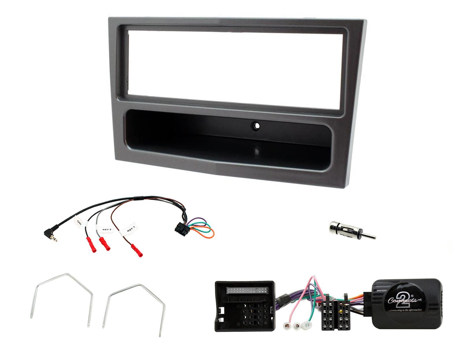 Connects2 CTKVX28 - Vauxhall Astra 2004-2010 Double Din Fascia Installation Kit
