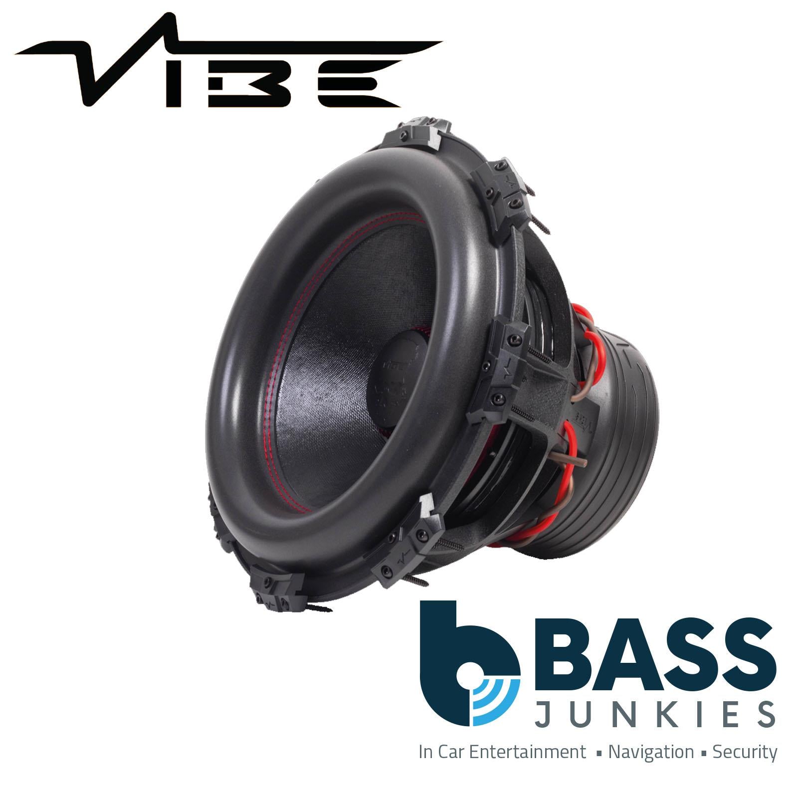 VIBE BD15D1SPL-V4 Back Death 15 Inch 9000W Max 1 Ohm SPL Car Audio Subwoofer