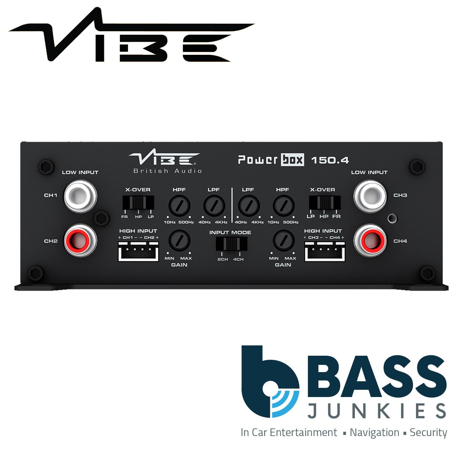 Vibe POWERBOX150.4M-V0 4 Channel Class D Car Amp Amplifier 1920 Watts Max Power