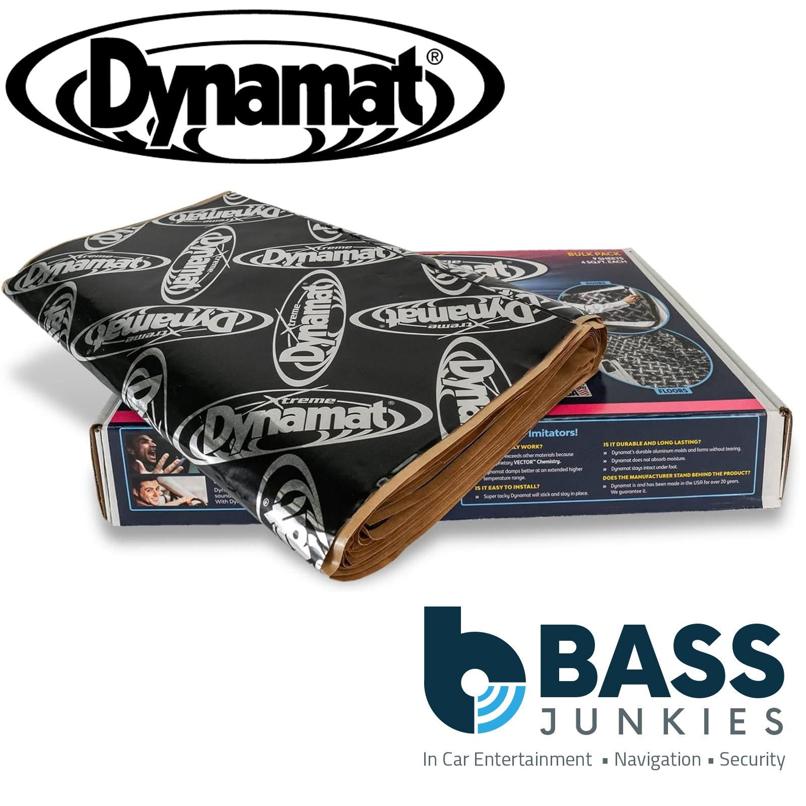 Dynamat DYN10465 - Xtreme Mega Pak 72sq.ft 24" x 48" x 9 Sheets Car Sound Deadening Mat