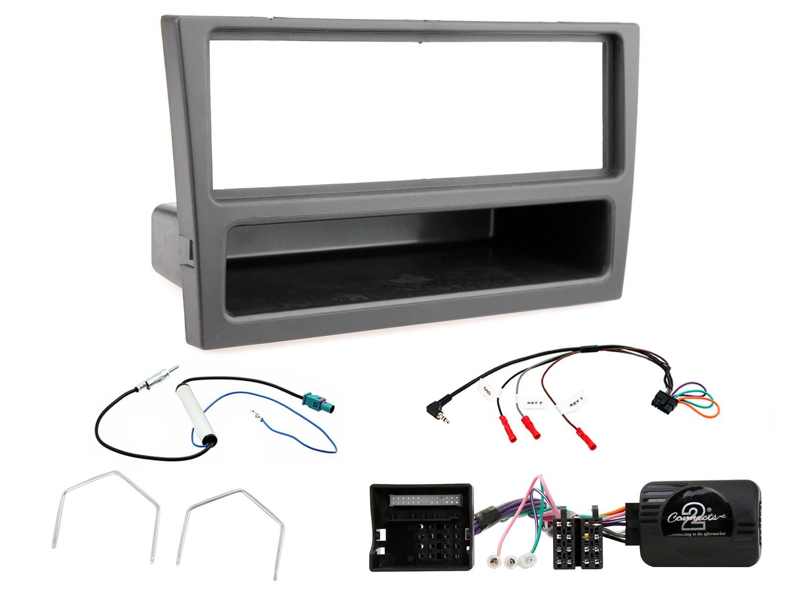 Connects2 CTKVX14 - Vauxhall Single Din Fascia & Steering Wheel Interface Installation Kit