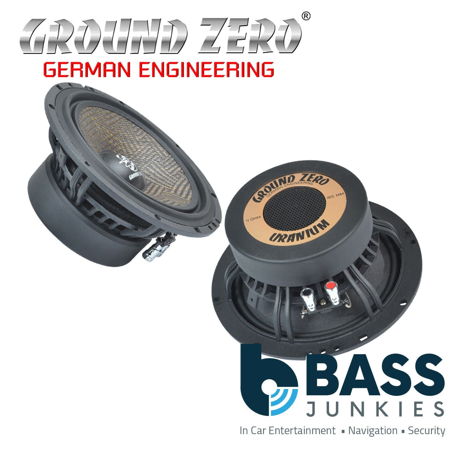 Ground Zero GZUK 65SQX - 16.5 cm / 6.5" Midwoofer - 120 / 200 W