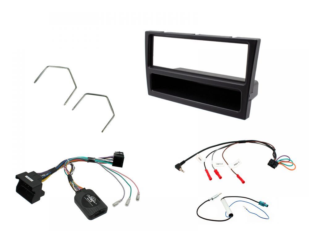 Connects2 CTKVX14 - Vauxhall Single Din Fascia & Steering Wheel Interface Installation Kit