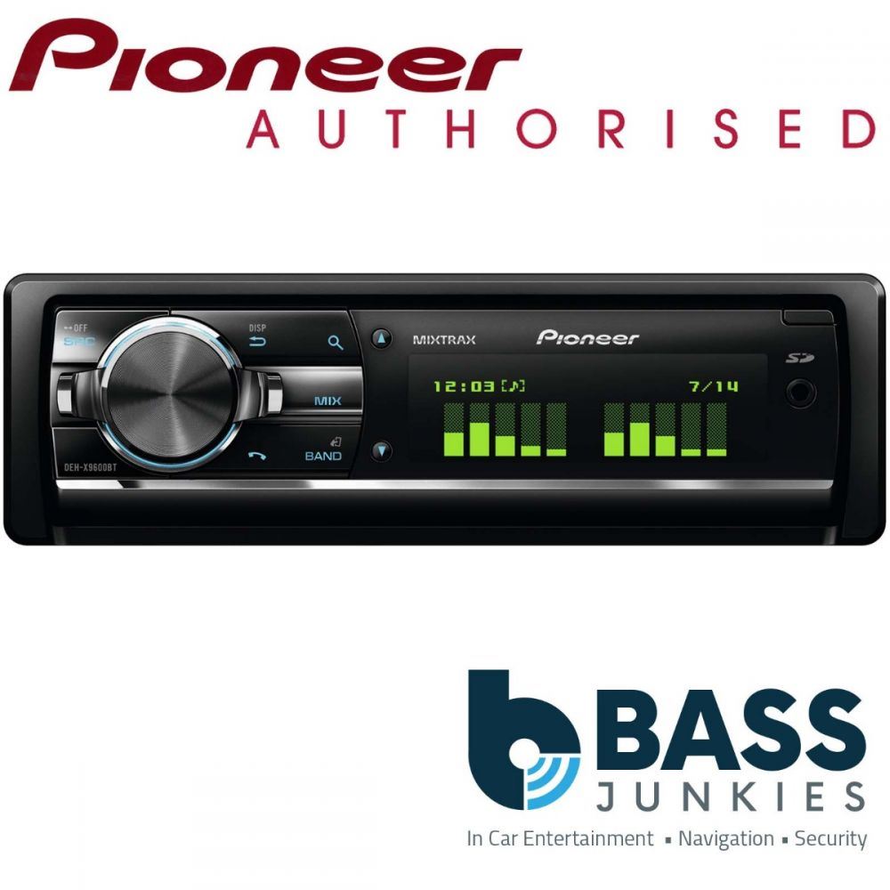 Pioneer DEH-X9600BT - Bluetooth USB CD MP3 AUX In Car Stereo Radio Android Player