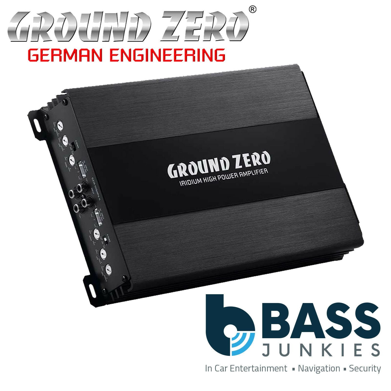 Ground Zero GZIA 4115HPX-II - Class A/B 4-Channel 4 x 125 Watts 2 Ohm Car Amplifier