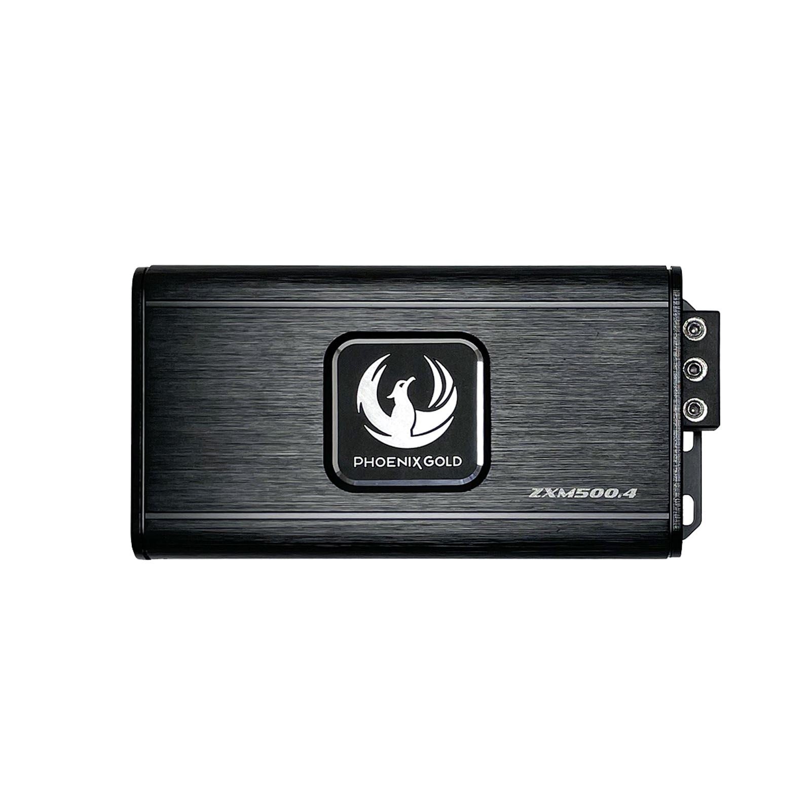 PHOENIX GOLD ZXM500.4  4 channel 1000 Watt Bridgeable Car MINI Micro Amplifier,  4x80W RMS @ 4 Ohms, 4x125W RMS @ 2 Ohms