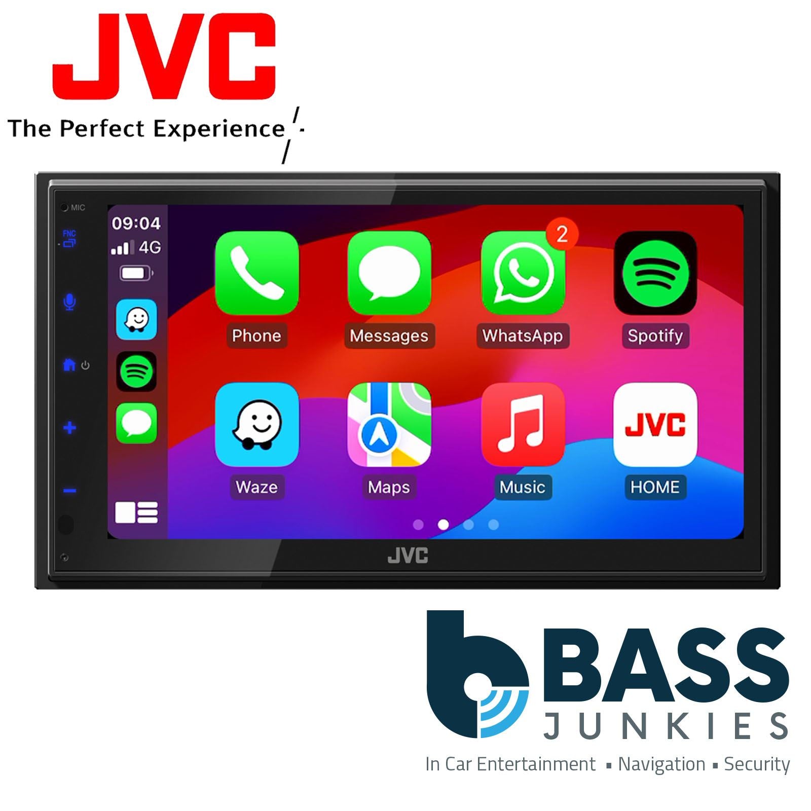 JVC Double Din Car Bluetooth Radio Fitting Kit for BMW Mini One R56 10-13