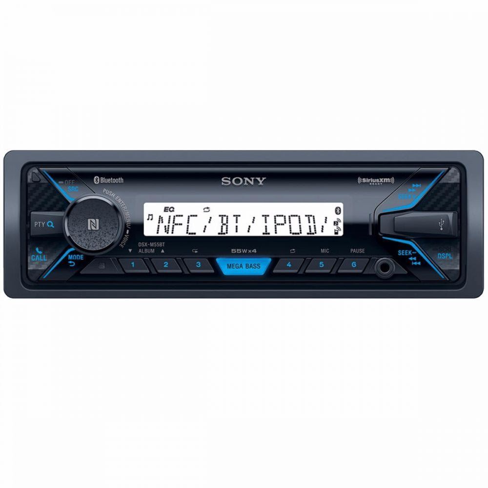 Sony DSX-M55BT - Mechless Bluetooth iPod iPhone WMA MP3 AAC A2DP USB AUX Marine Stereo Radio Tuner Player