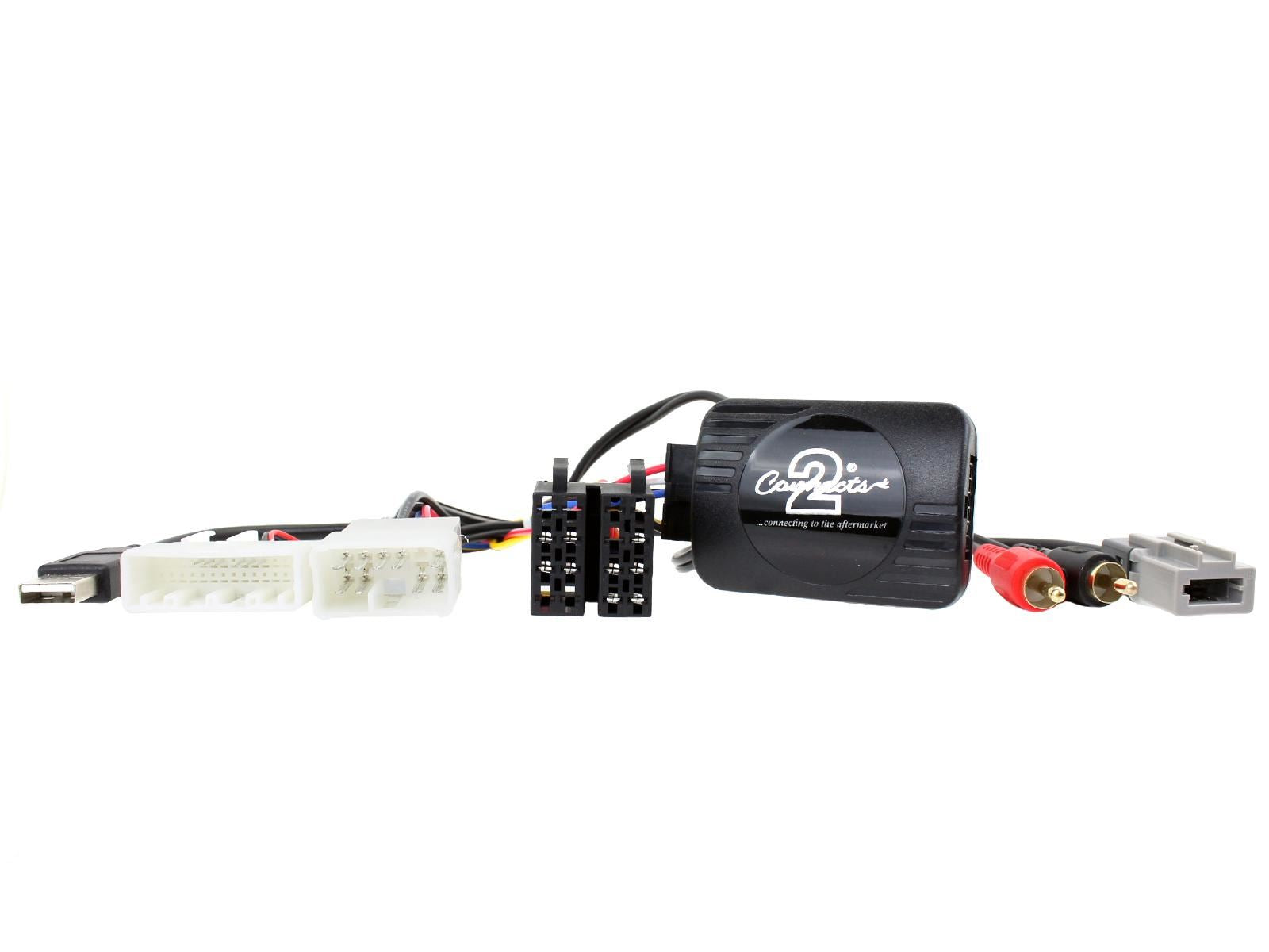 Connects2 CTKPE07 - Peugeot 108 2014 Onwards Double Din Fascia & Steering Wheel Interface Installation Kit