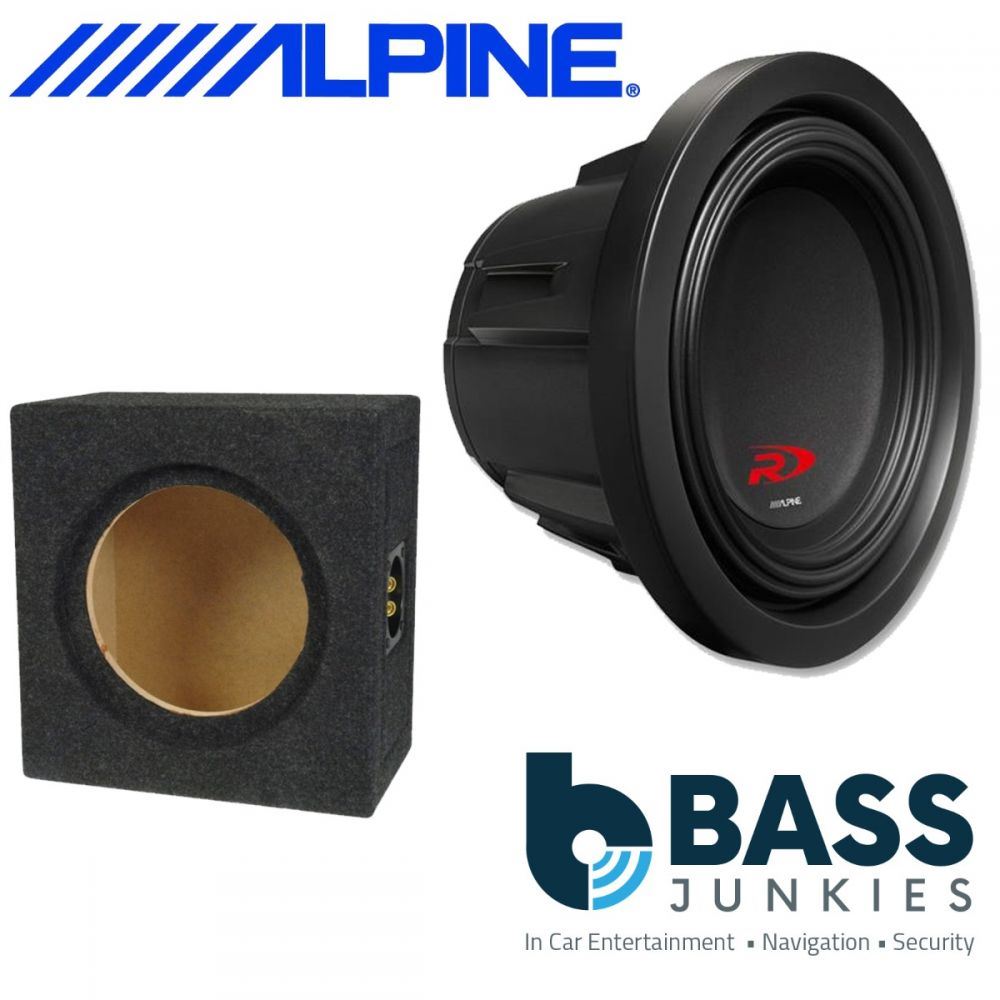 VW Transporter T5 Alpine Type R Series SWR-8D4 1000 Watts 8" Car Subwoofer Custom Bass Box Kit