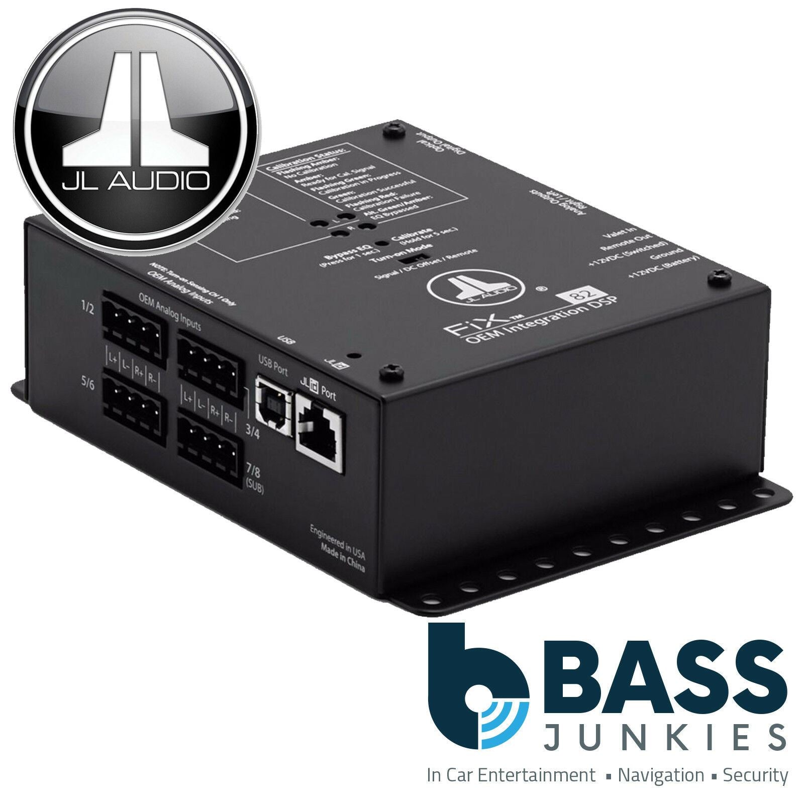 JL Audio FIX-82 - OEM Integration DSP with Automatic Time Correction & Digital EQ