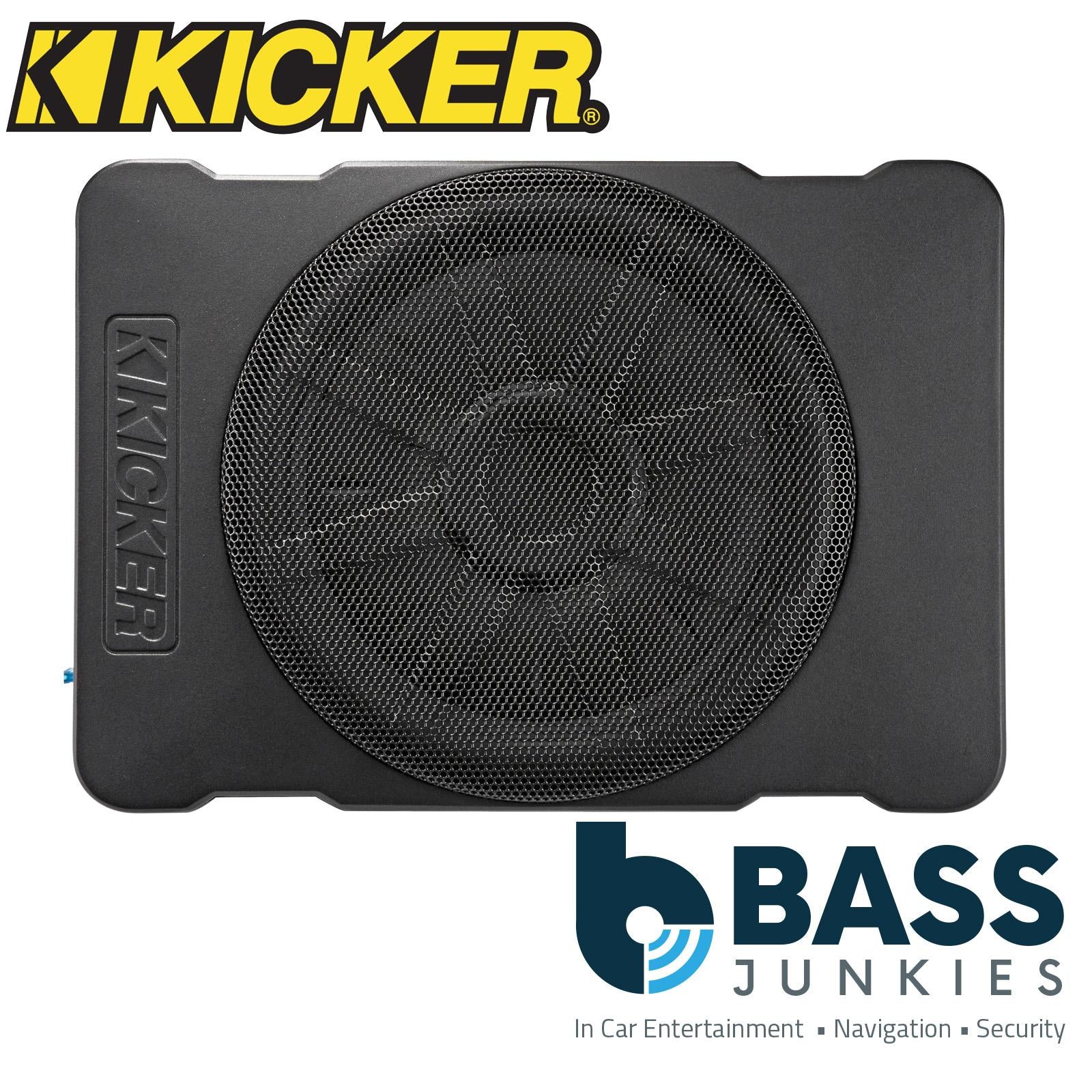 Kicker 46HS10 10" 360 Watts Space Saver Powered Active Car Underseat Bass Box Enclosure