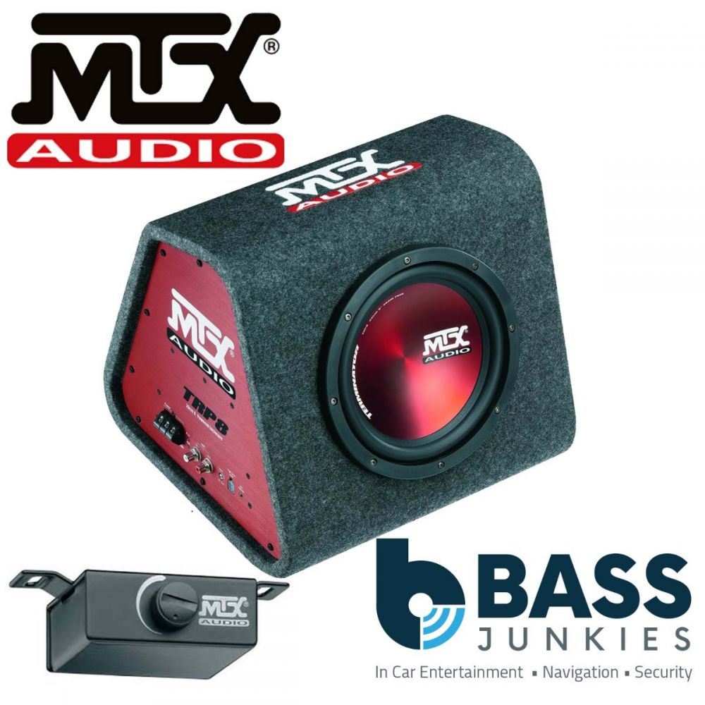 MTX TRP8 - 8" 360 Watts Terminator Car Amp Amplified Powered Vented Enclosure