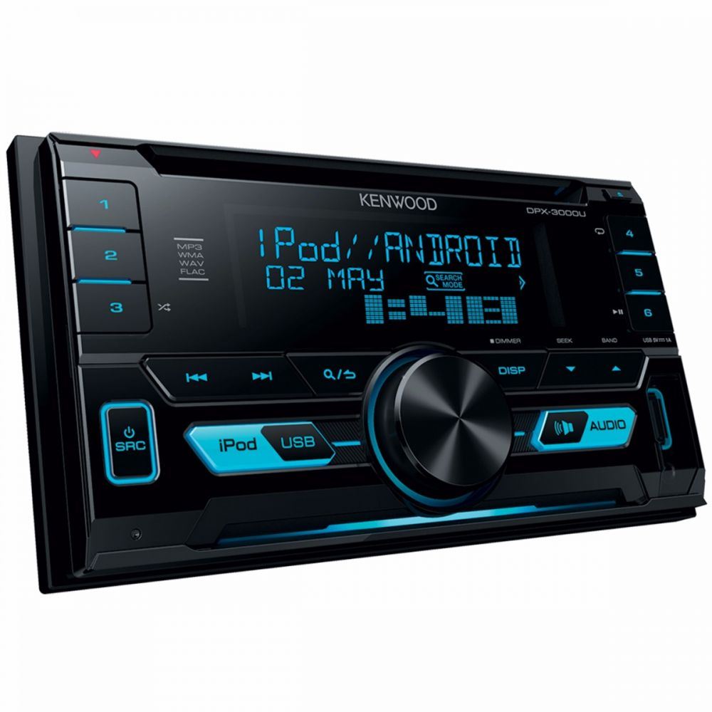 Kenwood DPX-3000U - CD MP3 USB AUX Android iPod iPhone Car Stereo Radio Tuner Player