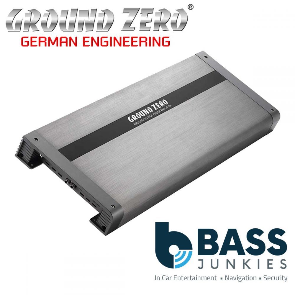 Ground Zero GZRA 1.2500DX - Class D 3000 Watts Monoblock 1-Ohm Stable Car Amplifier