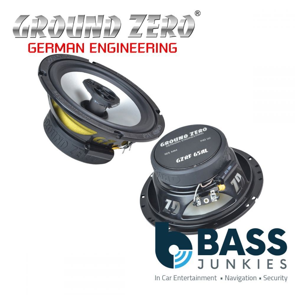 Ground Zero GZRF 65AL - 6.5" Inch 165mm 130 Watts 2-way Coaxial Car Speakers