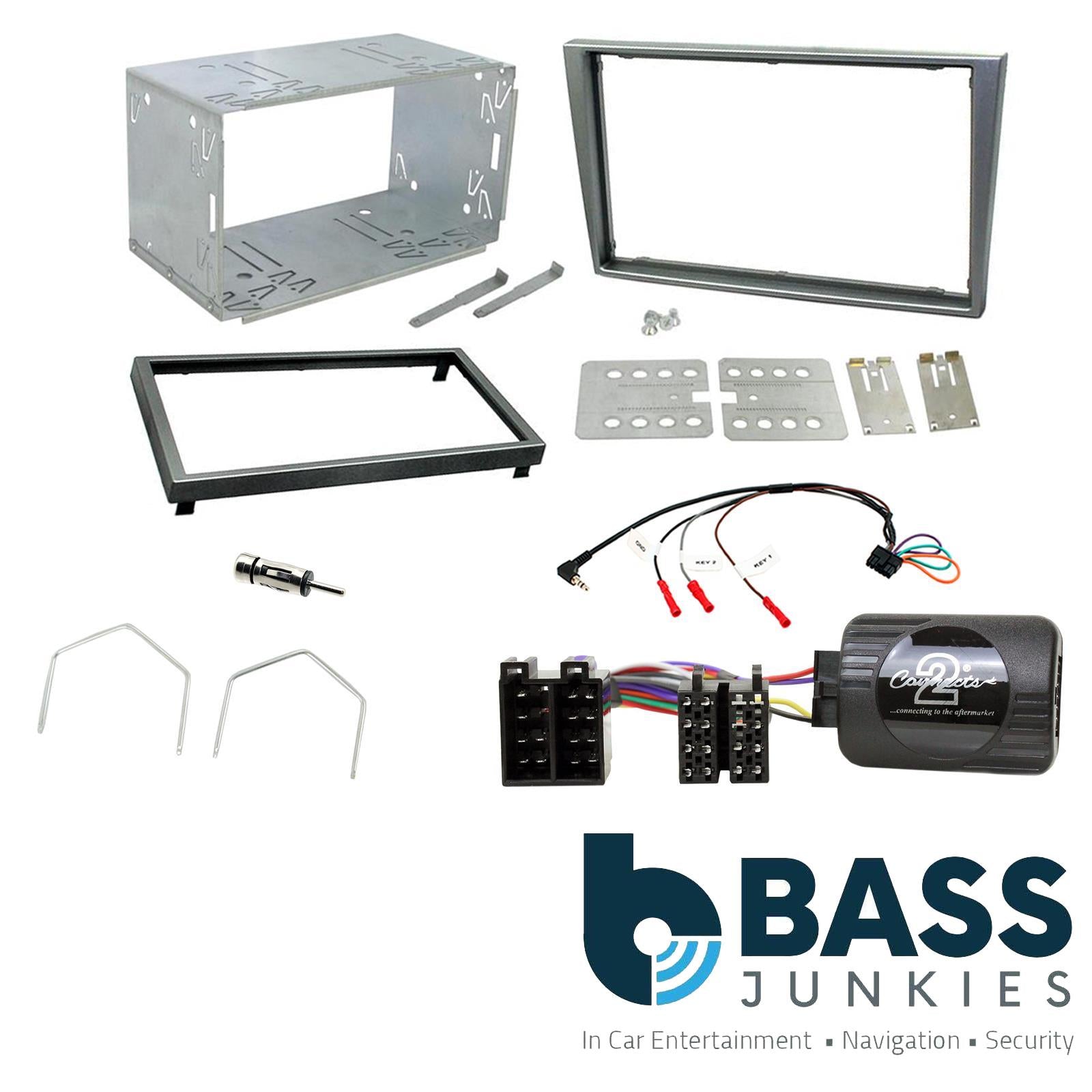 Connects2 Double Din Stereo Fitting kit for Vauxhall Meriva (A) 2005-2010 | Signum 2005-2008 | Tigra (B)	2004-2009 | Vectra 2004-2008