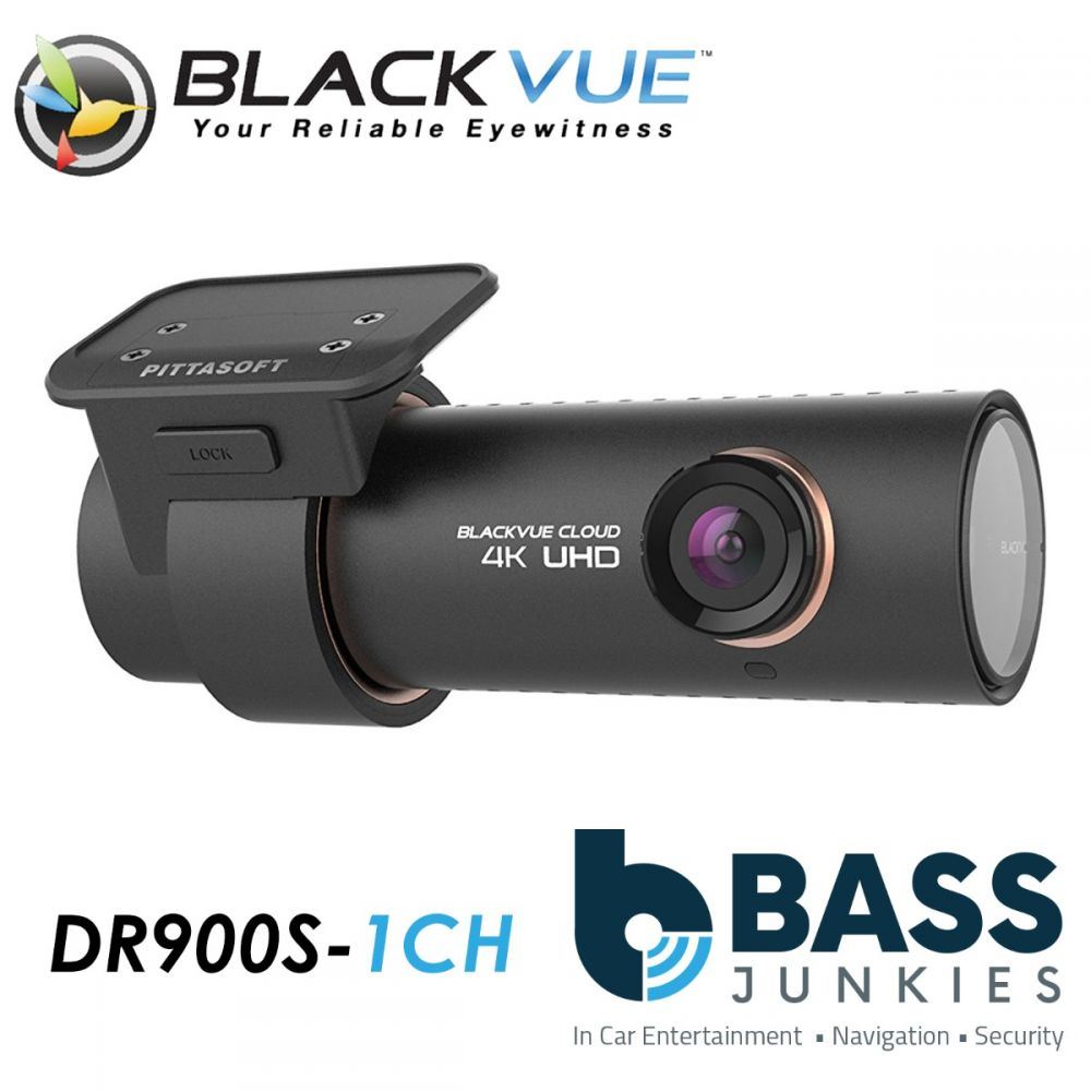 Blackvue DR900S-1CH 128GB 30FPS 8-Megapixel CMOS 4K Full HD Ultra Wide Car Dash Camera