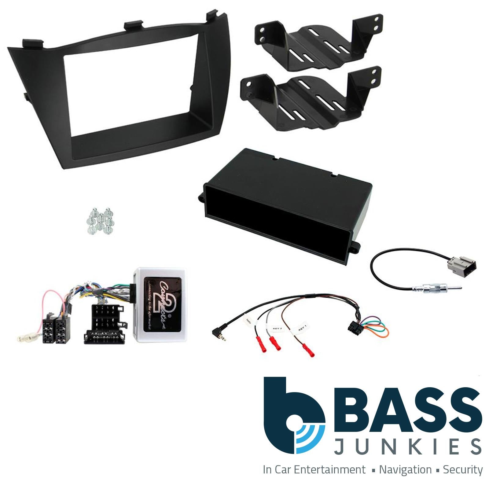 Connects2 CTKHY13 Hyundai ix35 2010 On Car Stereo D/Din Fascia Steering Wheel Interface