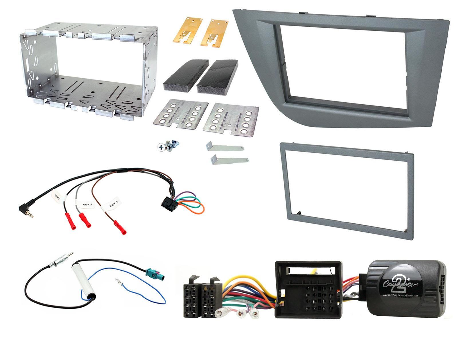 SONY XAV-1550D DAB+ Smart Bluetooth Car Radio + Stereo fitting kit + Steering Wheel Controls Loom Seat Leon	RHD Vehicles 2005-2012