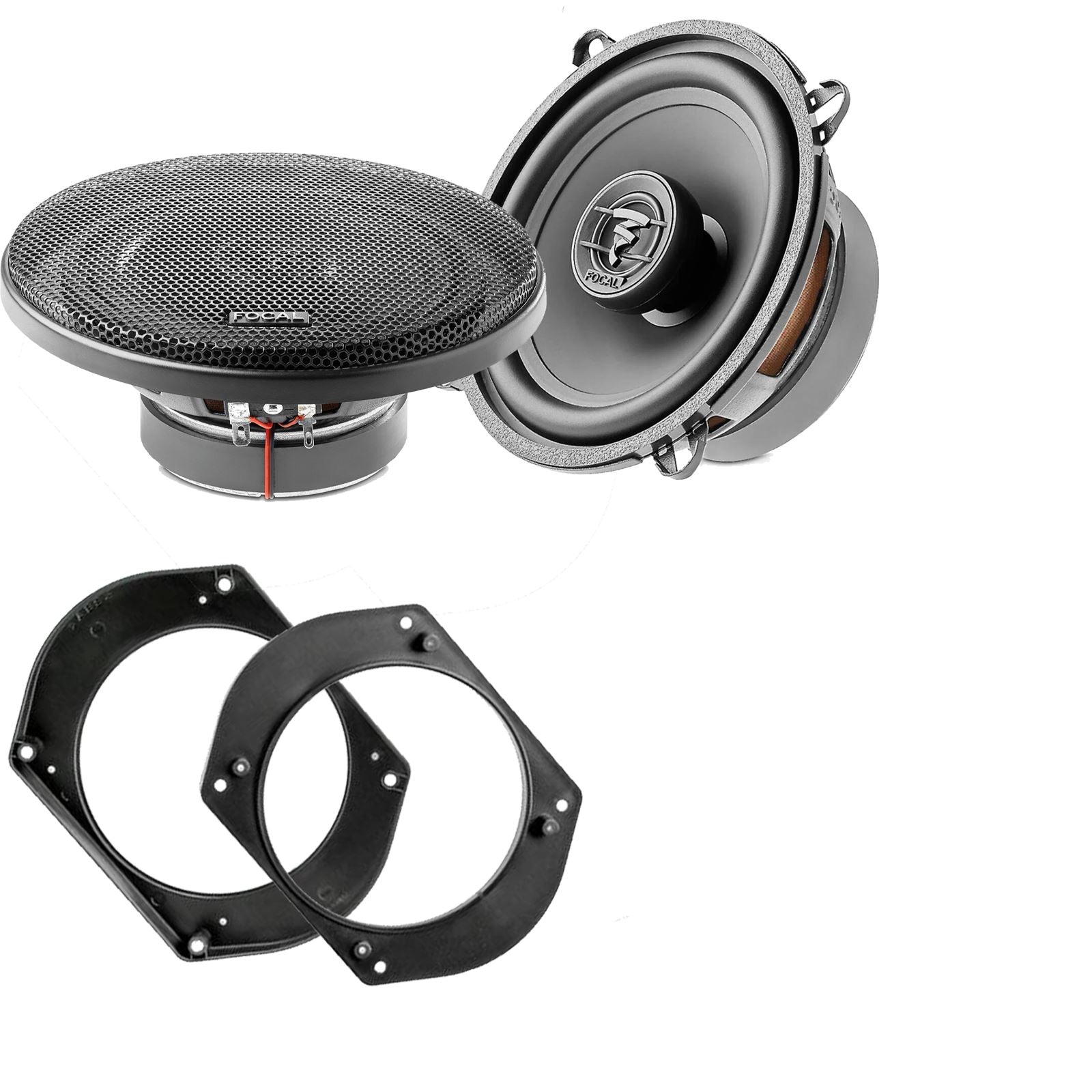 Focal Auditor ACX130 130mm/13cm/5.25" Car Coaxial Speakers (Pair Max 200 watts) Fits Alfa Romeo Spider 1994-00 | Fiat Brava 95-01 | Bravo 95-01 | Marea 96-02 | Lancia Ypsilon 03-11 | Y 95-03