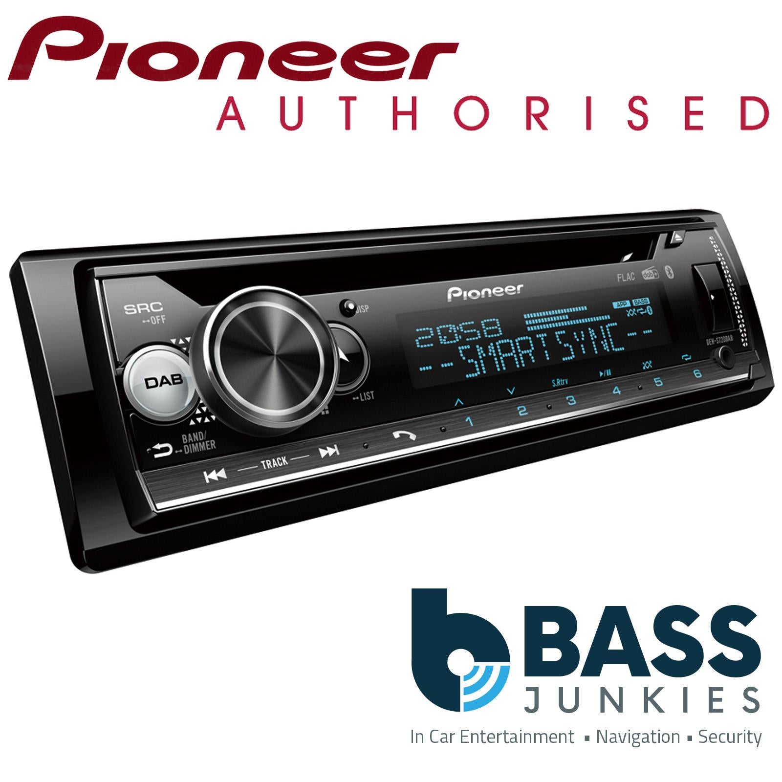 Pioneer DEH-S720DAB Bluetooth CD MP3 USB AUX DAB Radio Car Stereo