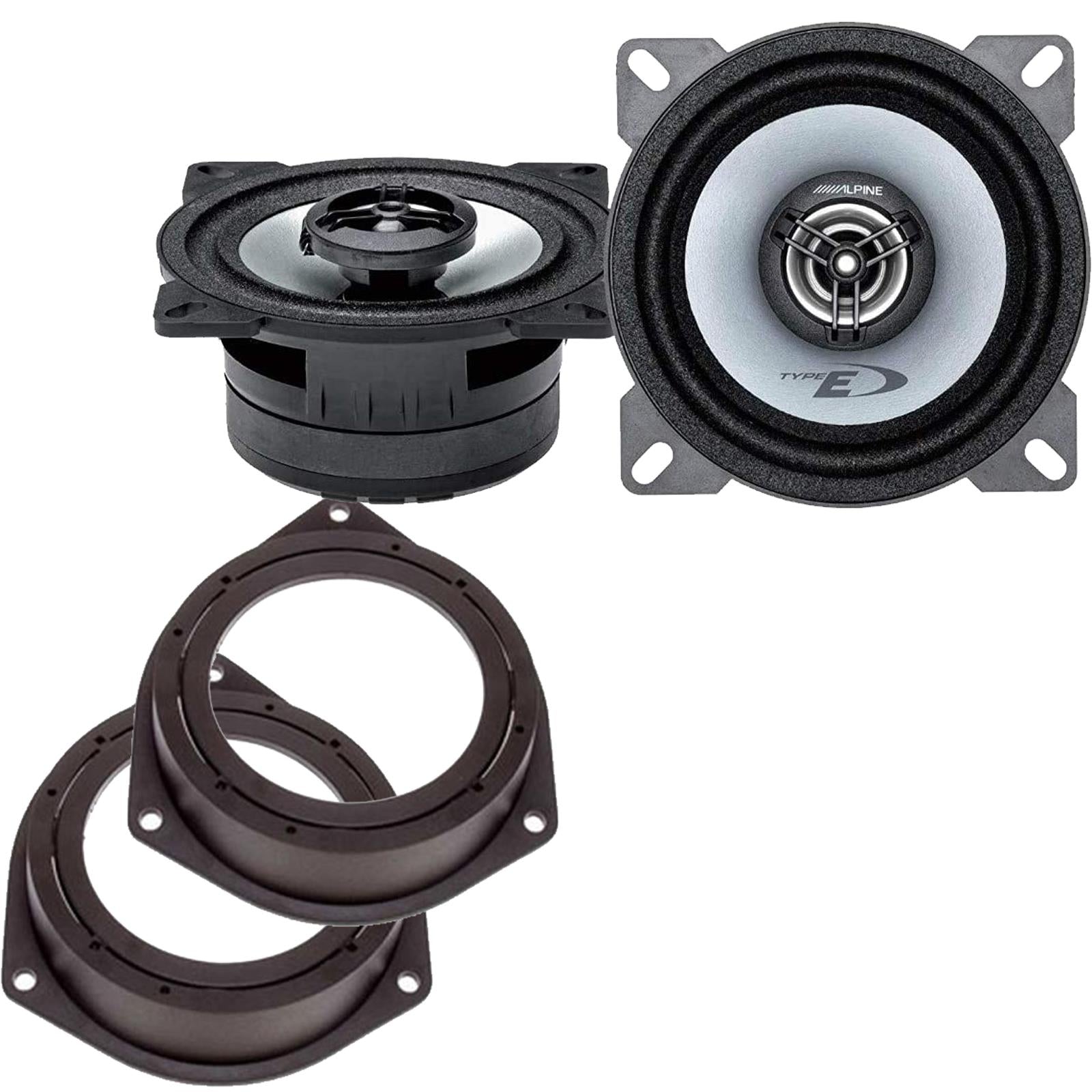 Alpine SXE-1025S 100mm/10cm/4" 2-Way Coaxial Car speakers (Per Pair Max 360|50 watts RMS) Fits Iveco Daily 2014-21