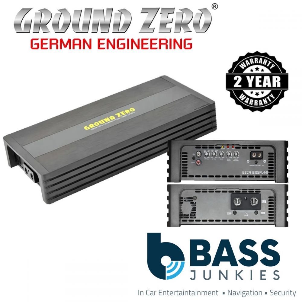 Ground Zero GZCA 12.0SPL-M1 - 13700 Watts Mono Competition SPL Car Amplifier