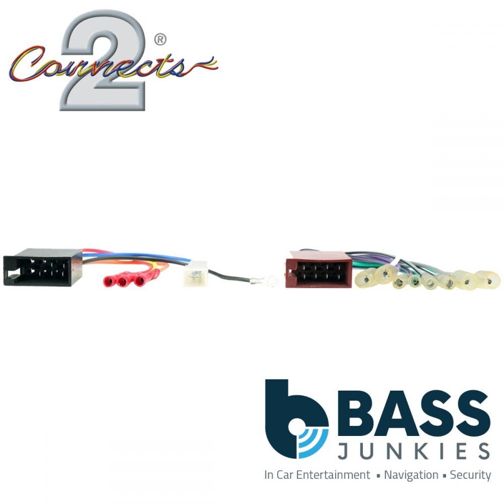 Connects2 CT20UV04 -Universal Female ISO To Asia Car Stereo Radio Harness Adaptor Wire Lead