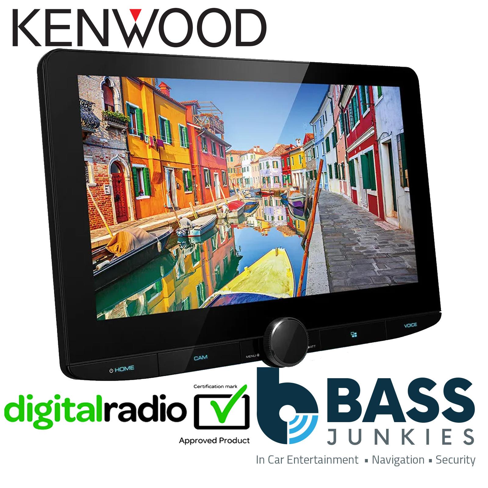 Kenwood DMX9720XDS 10.1" HD BT DAB+ Wireless CarPlay Android Floating Screen