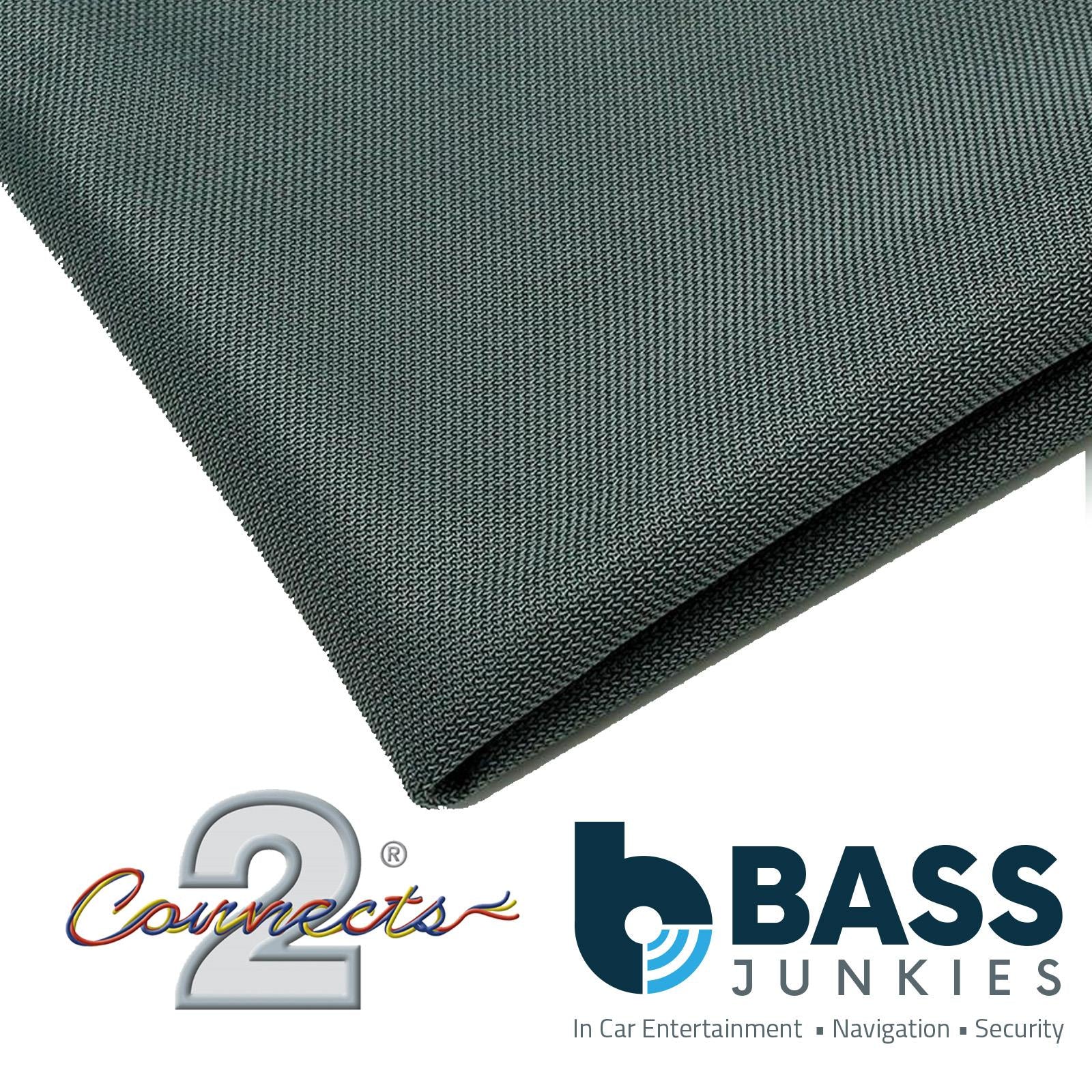 Connects2 CT64-02  Grey Acoustic Speaker Grille Cloth Approx Size 70cm x 140cm